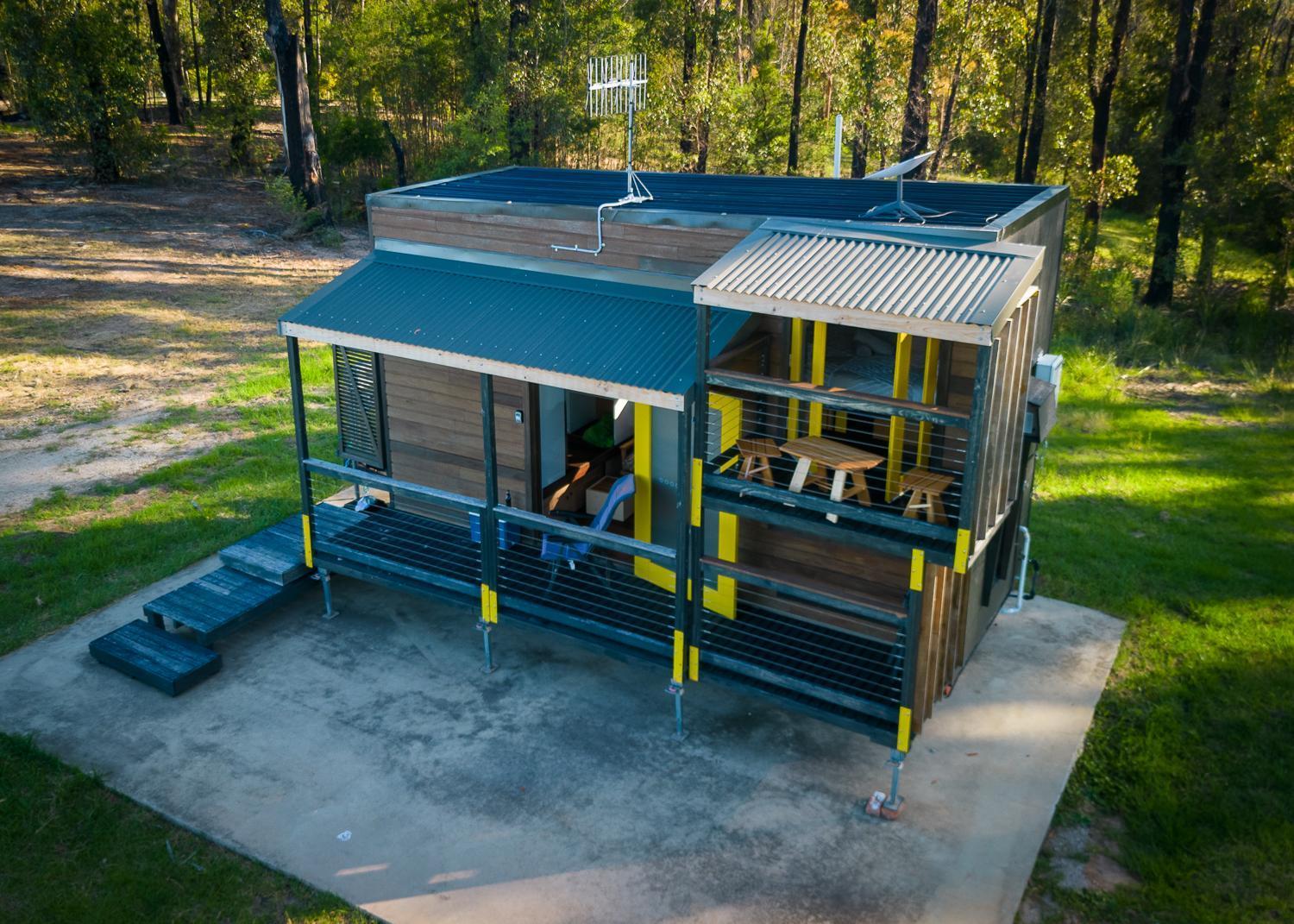 מאלאקוטה Ocean Breeze Tiny House - Ocean And Lake View מראה חיצוני תמונה
